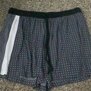 XL storm gray polkadot sleep shorts